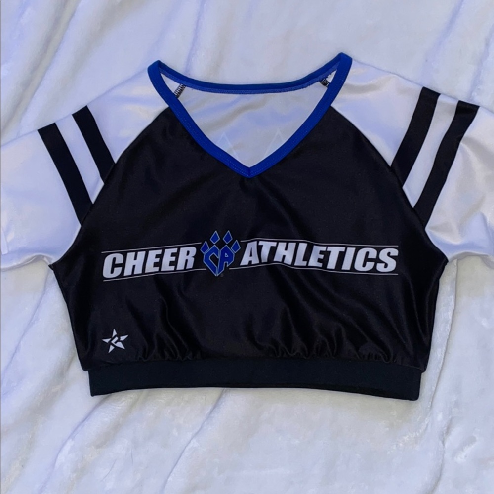 cheer athletics jersey scratch top